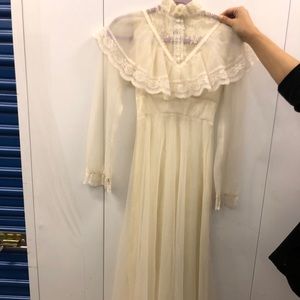 Vintage bridal wedding dress women party vintage